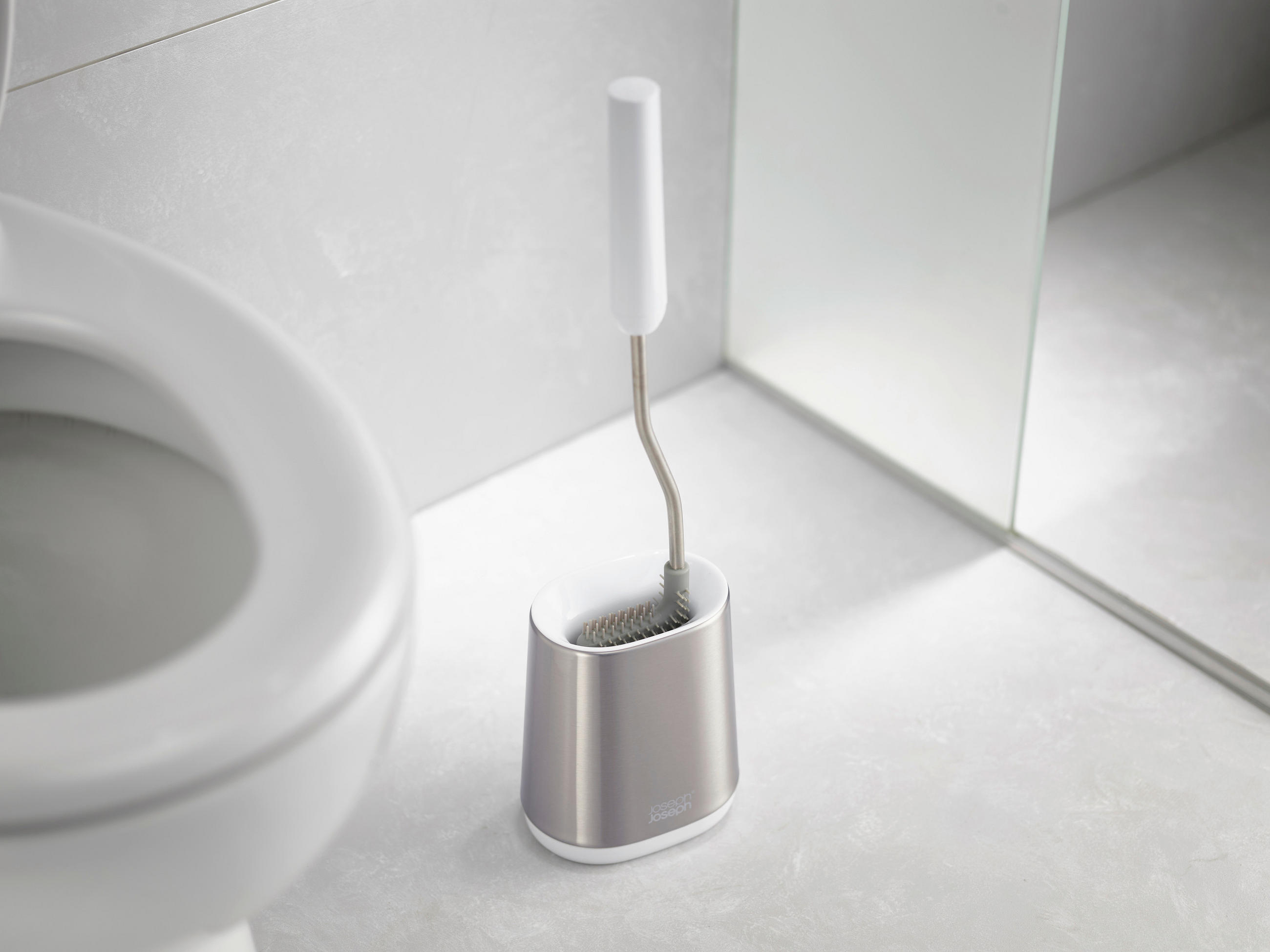 TOALETNA ČETKA FLEX LIFE - bijela, Konvencionalno, plastika (12,5/42,5/8,9cm) - Joseph Joseph