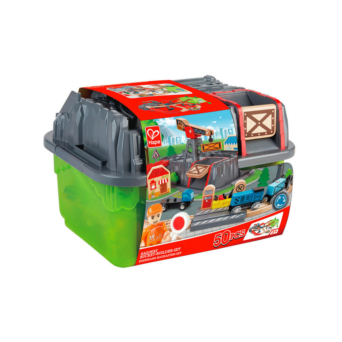 EISENBAHNZUBEHÖR - Multicolor, Basics, Holz/Holzwerkstoff (50,0/14,0/80,0cm) - Hape