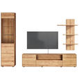 WOHNWAND 3-teilig  in Wildeiche  261/200/40 cm  - Wildeiche, KONVENTIONELL, Holz (261/200/40cm) - Linea Natura