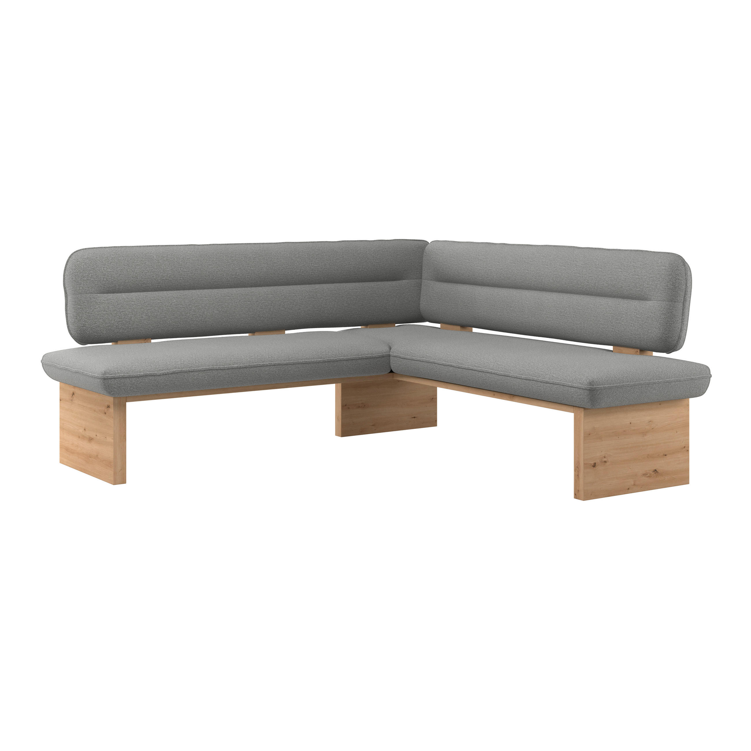 P & B Eckbank Grau 232x170 cm