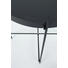 BEISTELLTISCH rund Schwarz - Schwarz, Design, Glas/Metall (43/45cm)