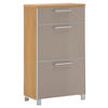 SCHUHKIPPER Santina  in 61/108/31 cm  - Taupe/Chromfarben, Basics, Glas/Holz (61/108/31cm)