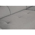 ECKSOFA Dunkelgrau Struktur  - Dunkelgrau/Schwarz, Design, Kunststoff/Textil (284/205cm) - Xora