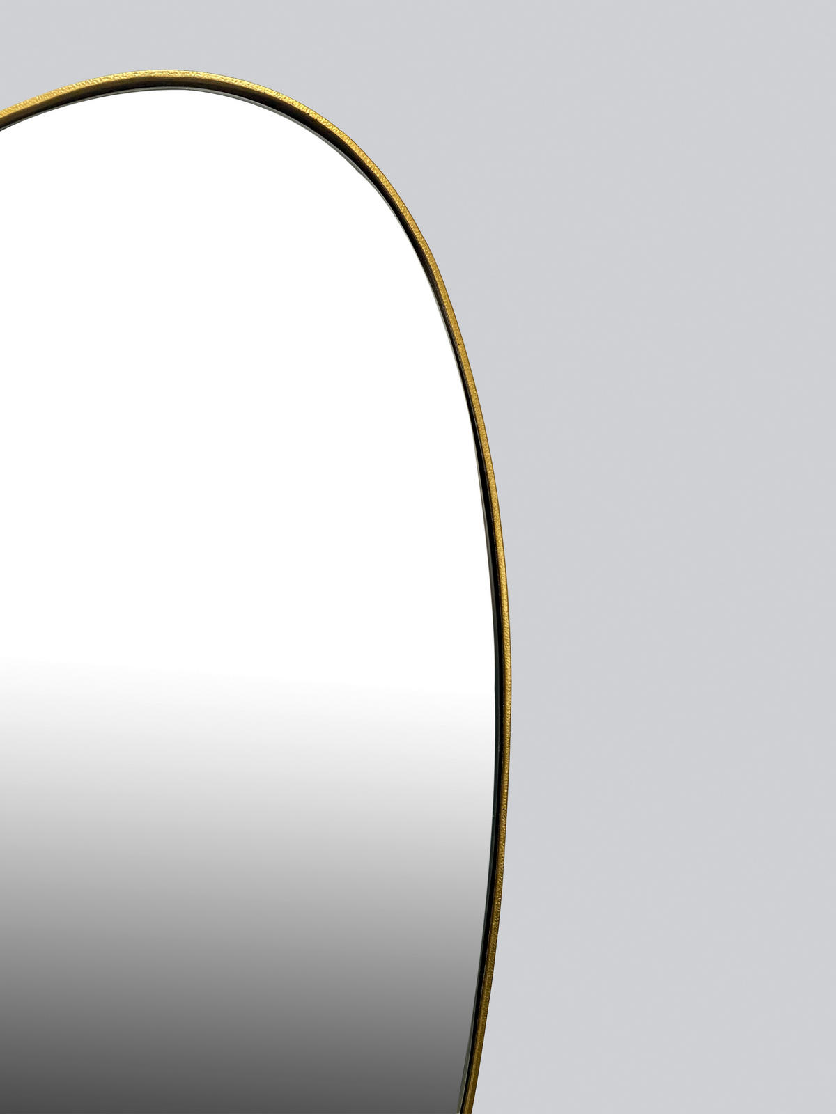 WANDSPIEGEL 46/70/2,5 cm    in Freiform  - Goldfarben, Design, Glas/Metall (46/70/2,5cm) - MID.YOU