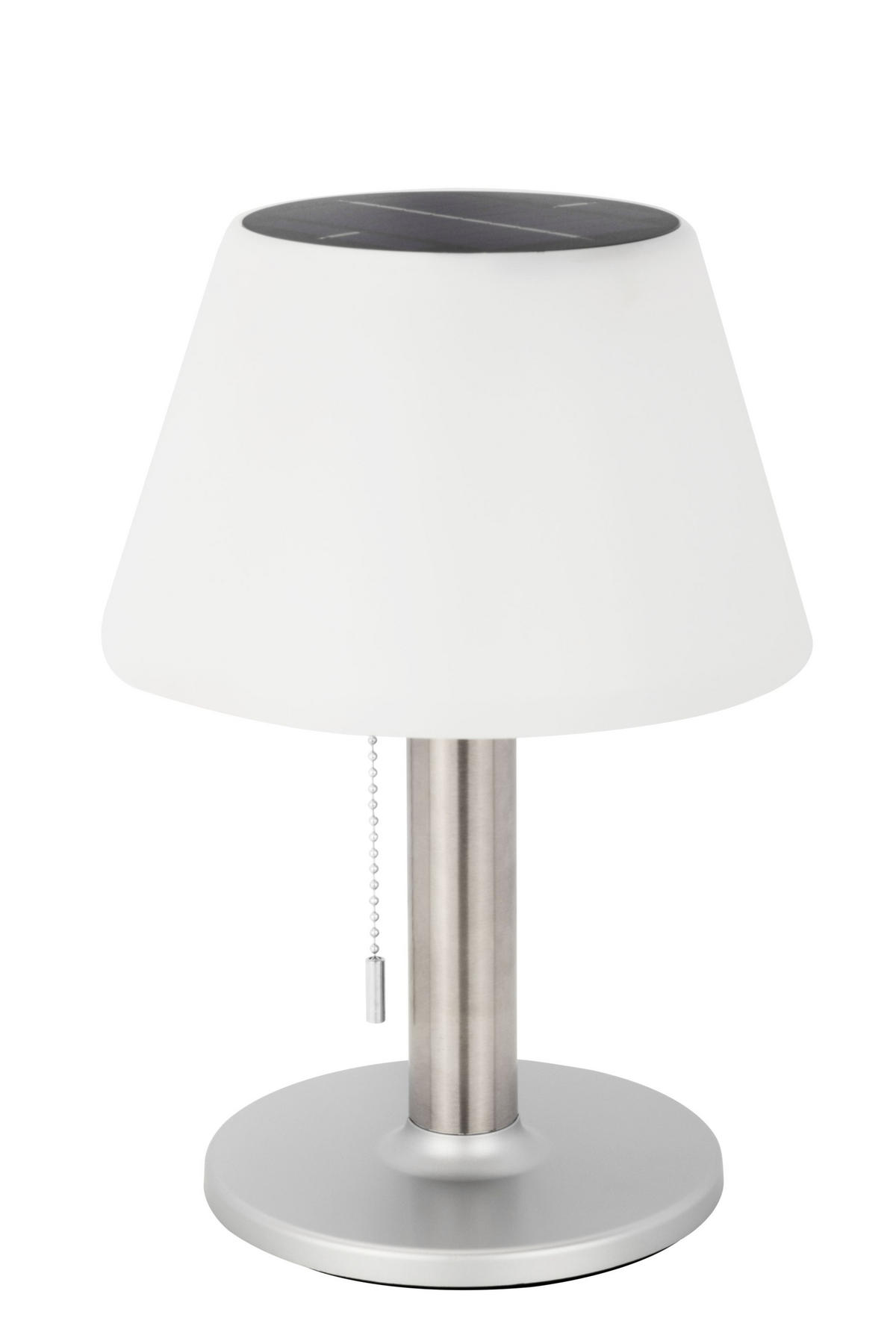 SOLÁRNÍ SVÍTIDLO, 19,5/28 cm - bílá/barvy stříbra, Basics, kov/plast (19,5/28cm) - Ambia Garden