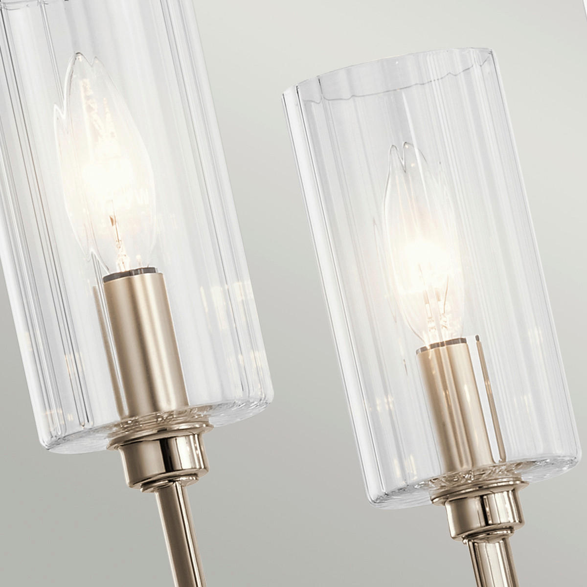KRONLEUCHTER Elstead Kimrose 68.6/63.1 cm   - Nickelfarben, KONVENTIONELL, Glas/Metall (68.6/63.1cm) - Elstead Lighting