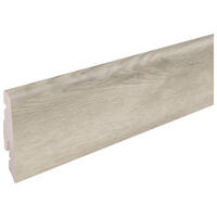 SOCKELLEISTE  per  m² - Hellgrau, Basics, Kunststoff (240/5,8/1,2cm)
