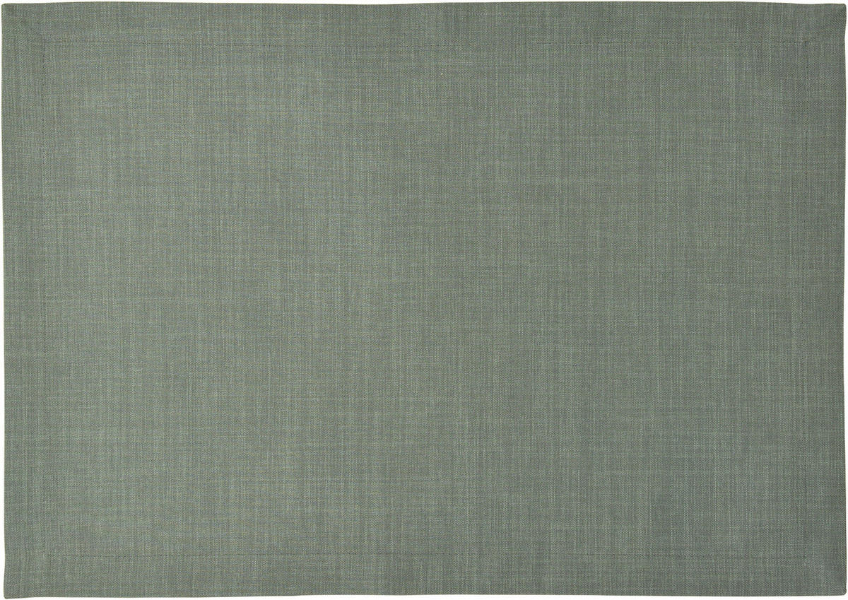 TISCHLÄUFER Textil beschichtet Türkis 50/140 cm  - Türkis, Basics, Textil (50/140cm)