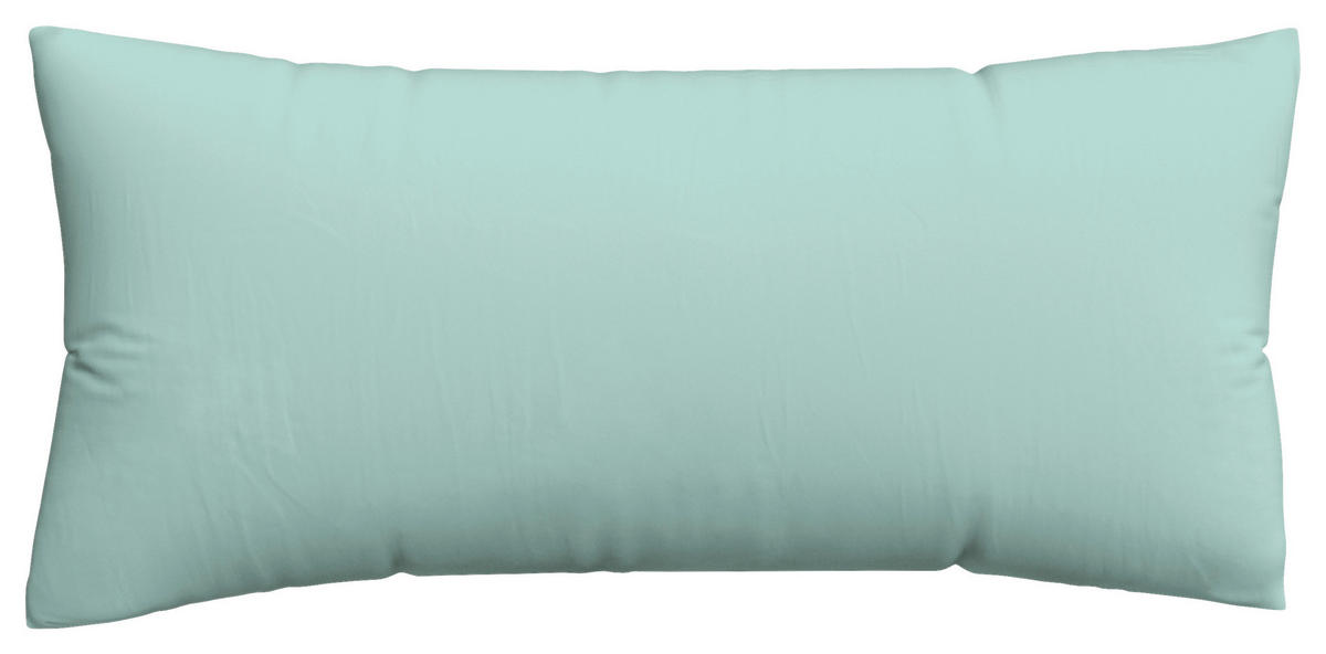 KOPFPOLSTERBEZUG KNITTED JERSEY 40/80 cm  - Türkis, Basics, Textil (40/80cm) - Schlafgut