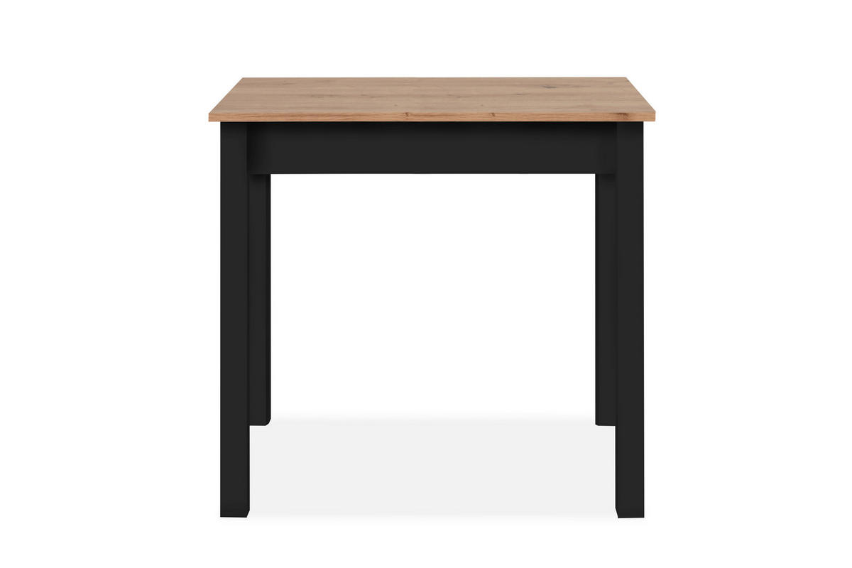 ESSTISCH in Holzwerkstoff 110/67/76 cm   - Schwarz/Eiche Artisan, Modern, Holzwerkstoff (110/67/76cm) - MID.YOU