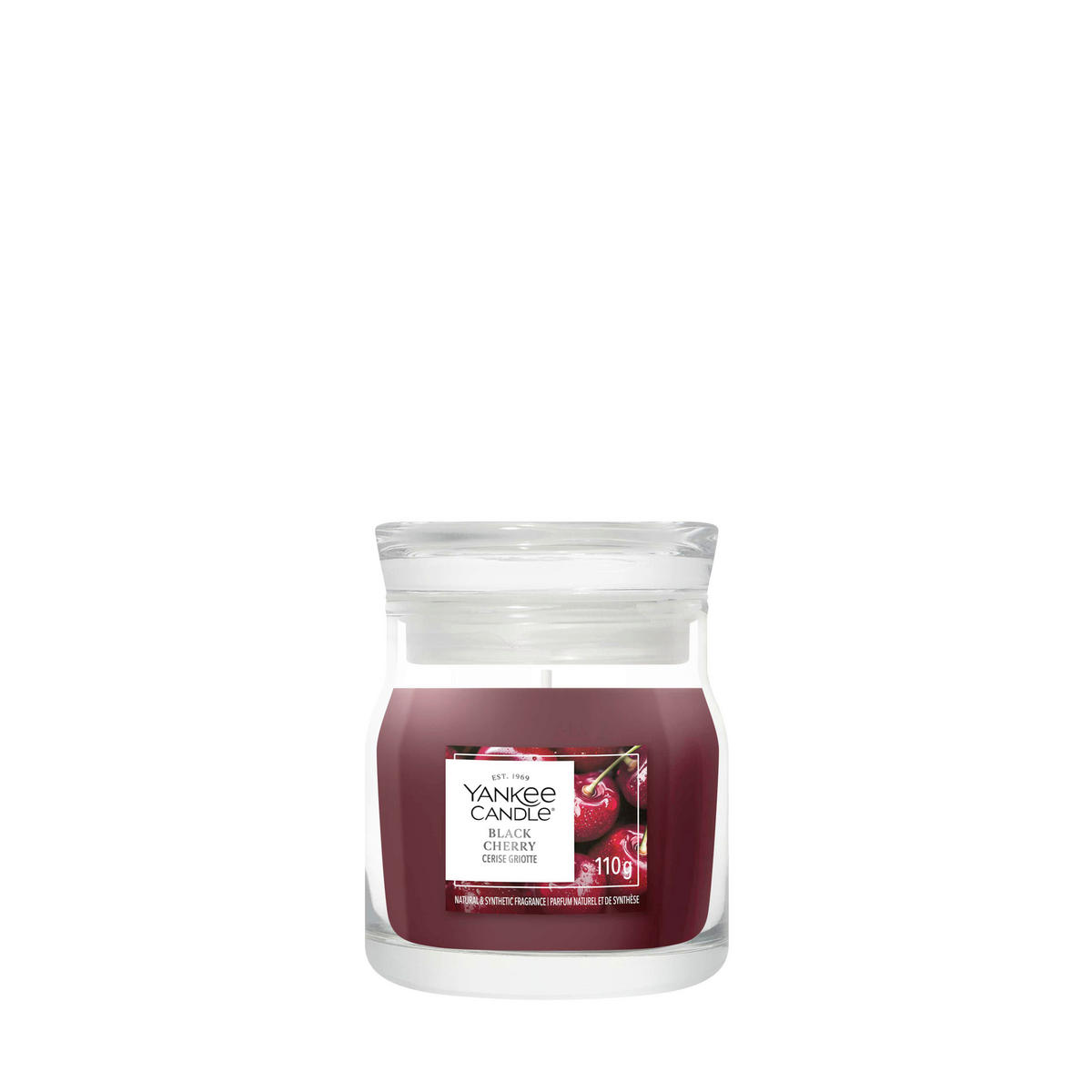MIRISNA SVEĆA  bordo  - bordo, Osnovno, staklo (6/9/6cm) - Yankee Candle