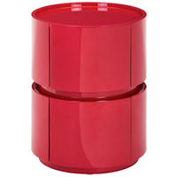 NACHTSCHRANK 40/50/40 cm  - Rot, Design, Holzwerkstoff (40/50/40cm) - Novel