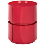 NACHTSCHRANK 40/50/40 cm  - Rot, Design, Holzwerkstoff (40/50/40cm) - Novel