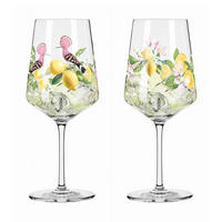 SPRITZERGLAS 544 ml 2-teilig  - Gelb/Rosa, LIFESTYLE, Glas (9,3/22,5/9,3cm) - Ritzenhoff