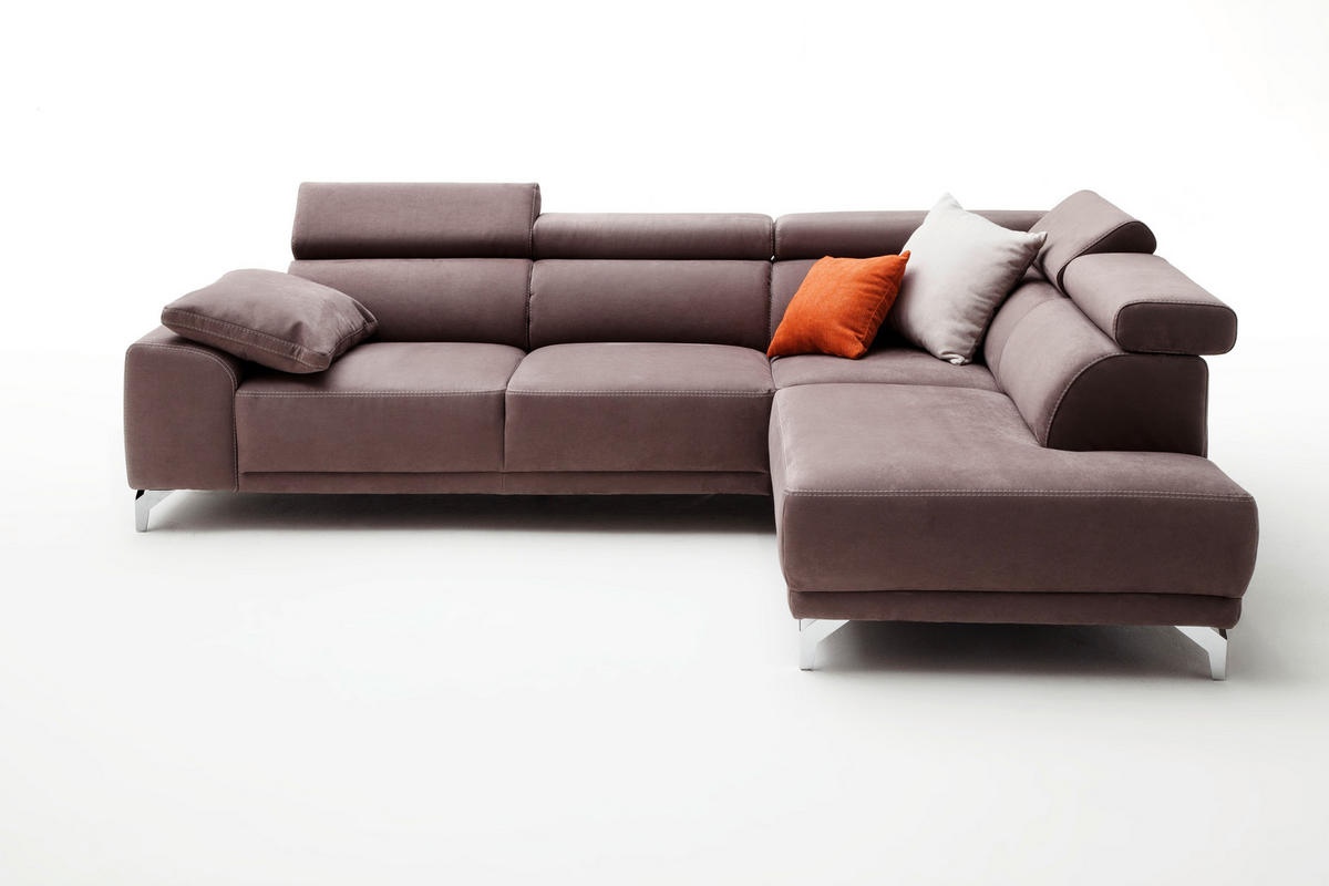 SEDEŽNA GARNITURA, mikrovlakna antracit  - antracit, Moderno, tekstil (274/209cm) - Pure Home Lifestyle