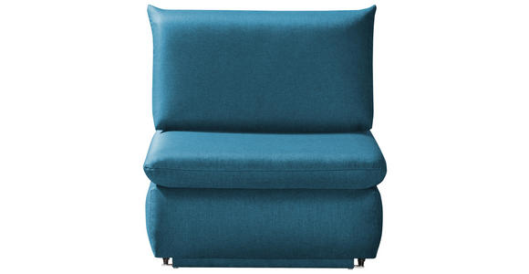 SCHLAFSESSEL  mit Flachgewebe Blau  - Blau, Design, Textil (90/89/83cm) - Novel