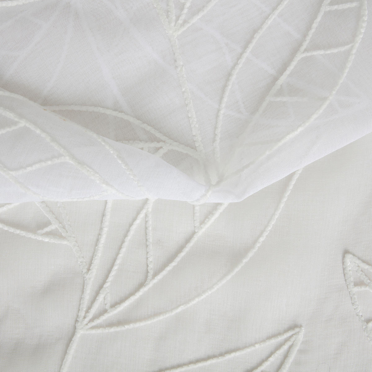 FERTIGVORHANG transparent  - Weiß, Basics, Textil (140/240cm)