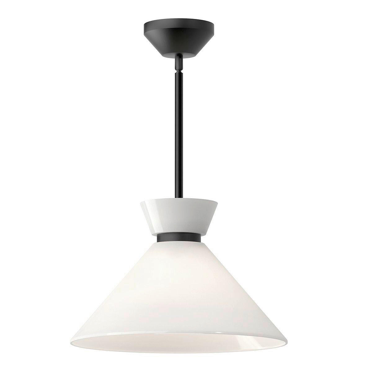HÄNGELEUCHTE 22,9/35,8 cm  - Schwarz, KONVENTIONELL, Glas/Metall (22,9/35,8cm) - Elstead Lighting