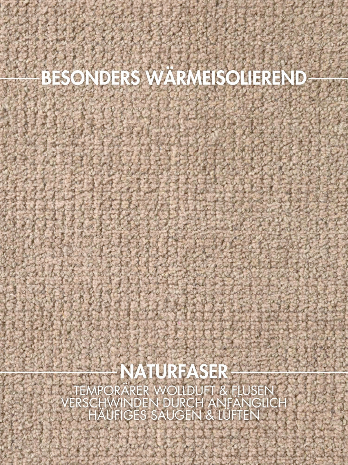 WOLLTEPPICH 120/170 cm Greenwich Beige rechteckig  - Beige, Basics, Textil (120/170cm) - Ted Baker