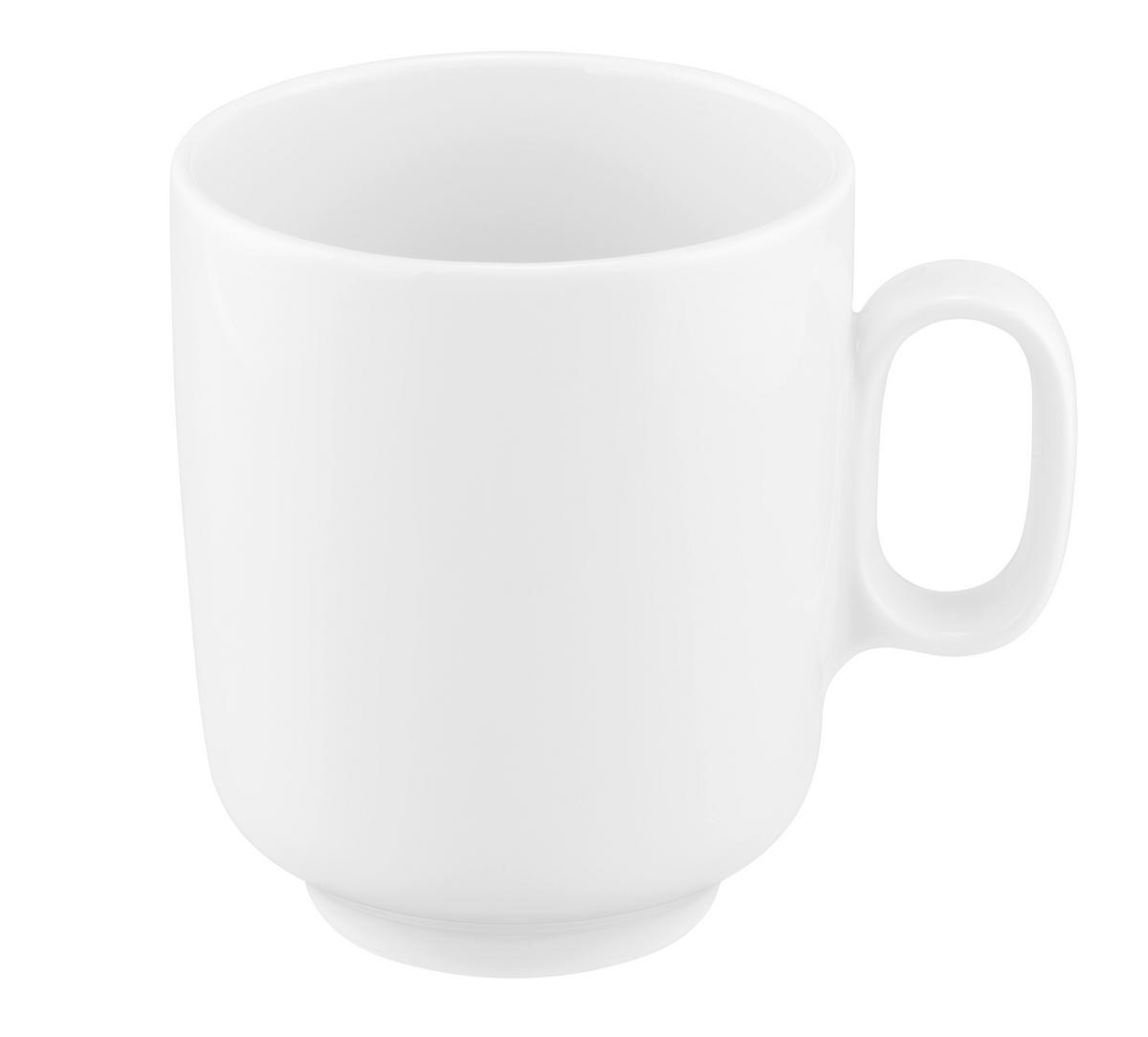 KAFFEEBECHER Sento Home  400 ml   - Weiß, KONVENTIONELL, Keramik (0,40l) - Seltmann Weiden