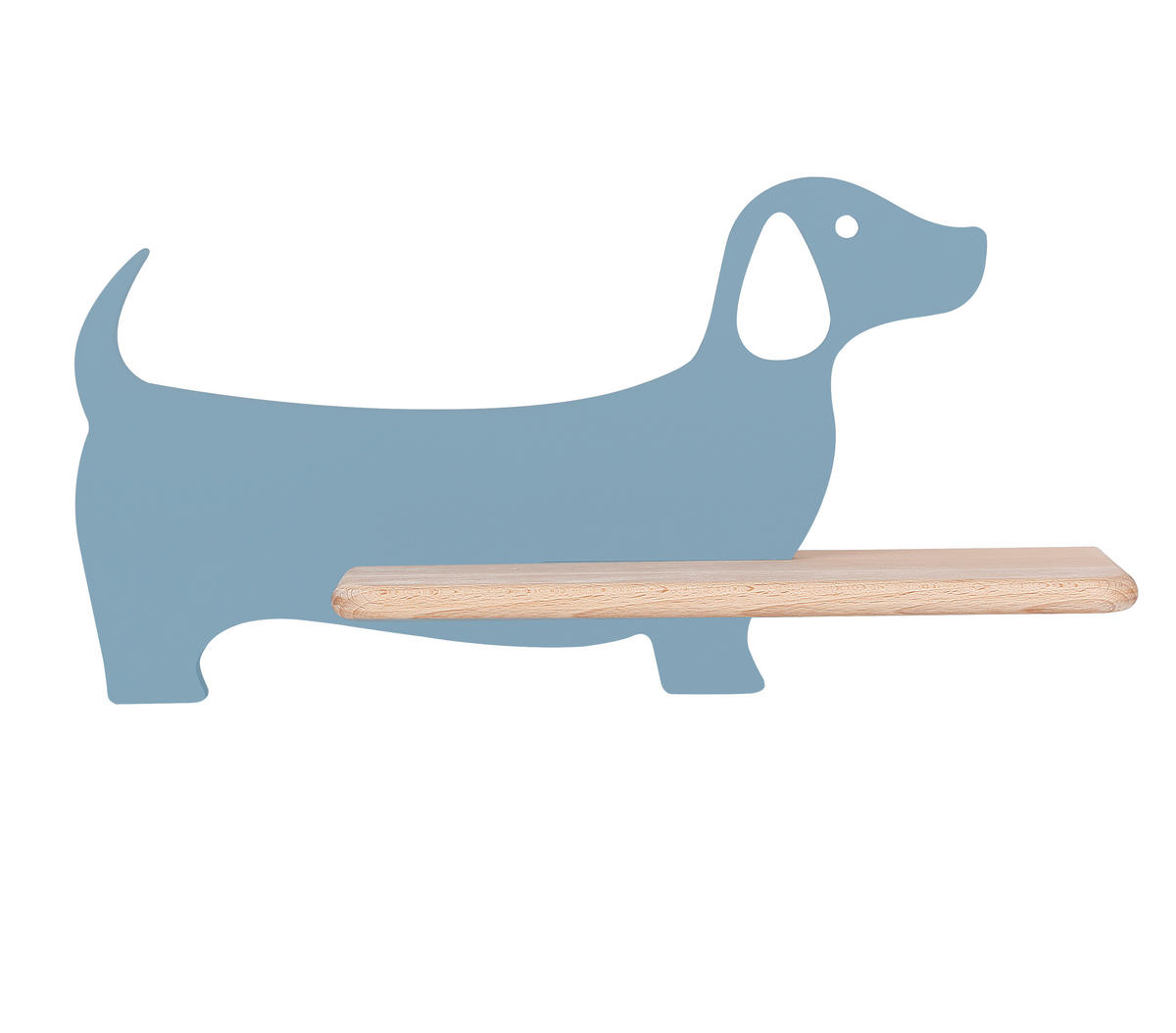 KINDERWANDLEUCHTE 36.5/12/18.5 cm   - Hellblau, KONVENTIONELL, Holz/Holzwerkstoff (36.5/12/18.5cm)