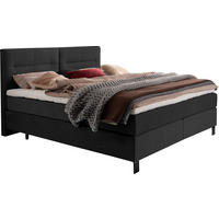BOXSPRINGBETT 240/220 cm  in Anthrazit  - Anthrazit/Schwarz, KONVENTIONELL, Textil/Metall (240/220cm) - Esposa