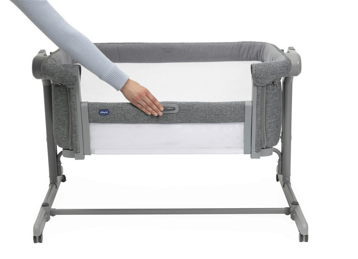 BEISTELLBETT Next2Me Magic Evo   - Dunkelgrau, Basics (99/73,5/64/80cm) - Chicco