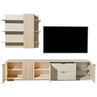 DNEVNI REGAL,  kašmir  - srebrne barve/kašmir, Moderno, umetna masa/leseni material (238/202/40cm) - MID.YOU