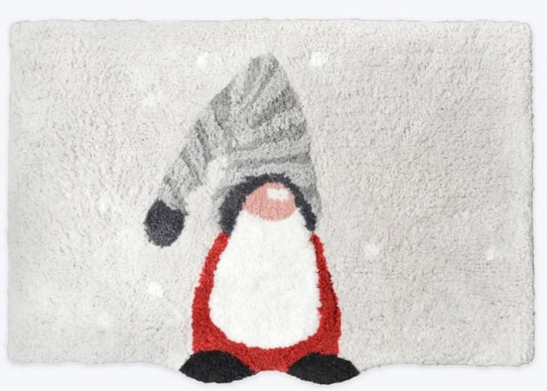 KUPATILSKA PROSTIRKA  siva 50/80 cm  - siva, Osnovno, tekstil (50/80cm) - X-Mas