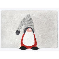 KUPATILSKA PROSTIRKA  siva 50/80 cm  - siva, Osnovno, tekstil (50/80cm) - X-Mas