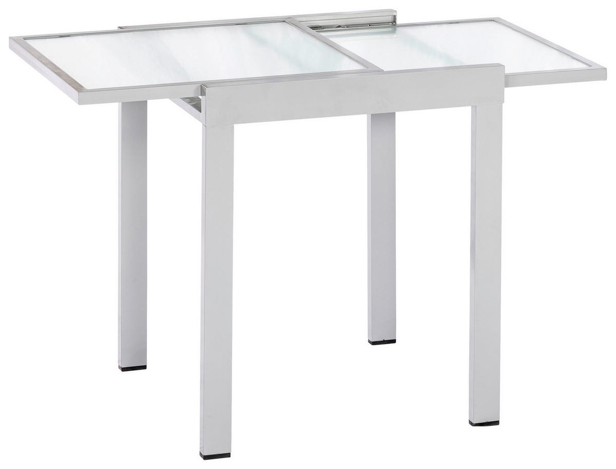GARTENSET Aluminium  - Taupe/Silberfarben, MODERN, Textil/Metall - Gardenson
