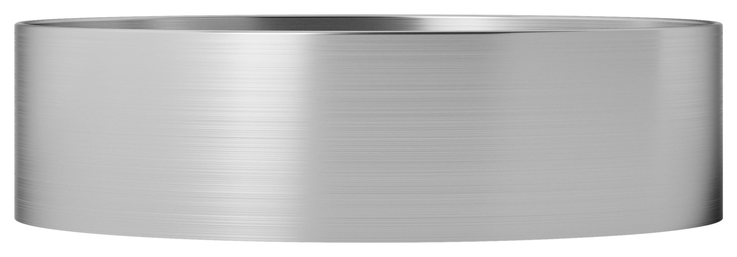 WASCHBECKEN 40/11/40 cm  - Edelstahlfarben, MODERN, Metall (40/11/40cm)