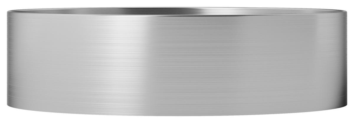 WASCHBECKEN 40/11/40 cm  - Edelstahlfarben, MODERN, Metall (40/11/40cm)