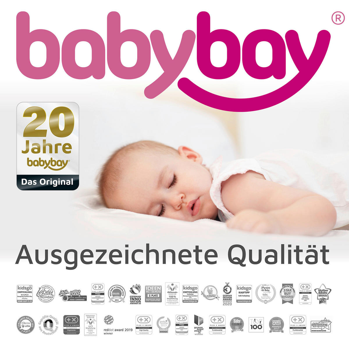MATRATZENBEZUG - Grau, Basics, Textil (81/42/5cm) - Babybay