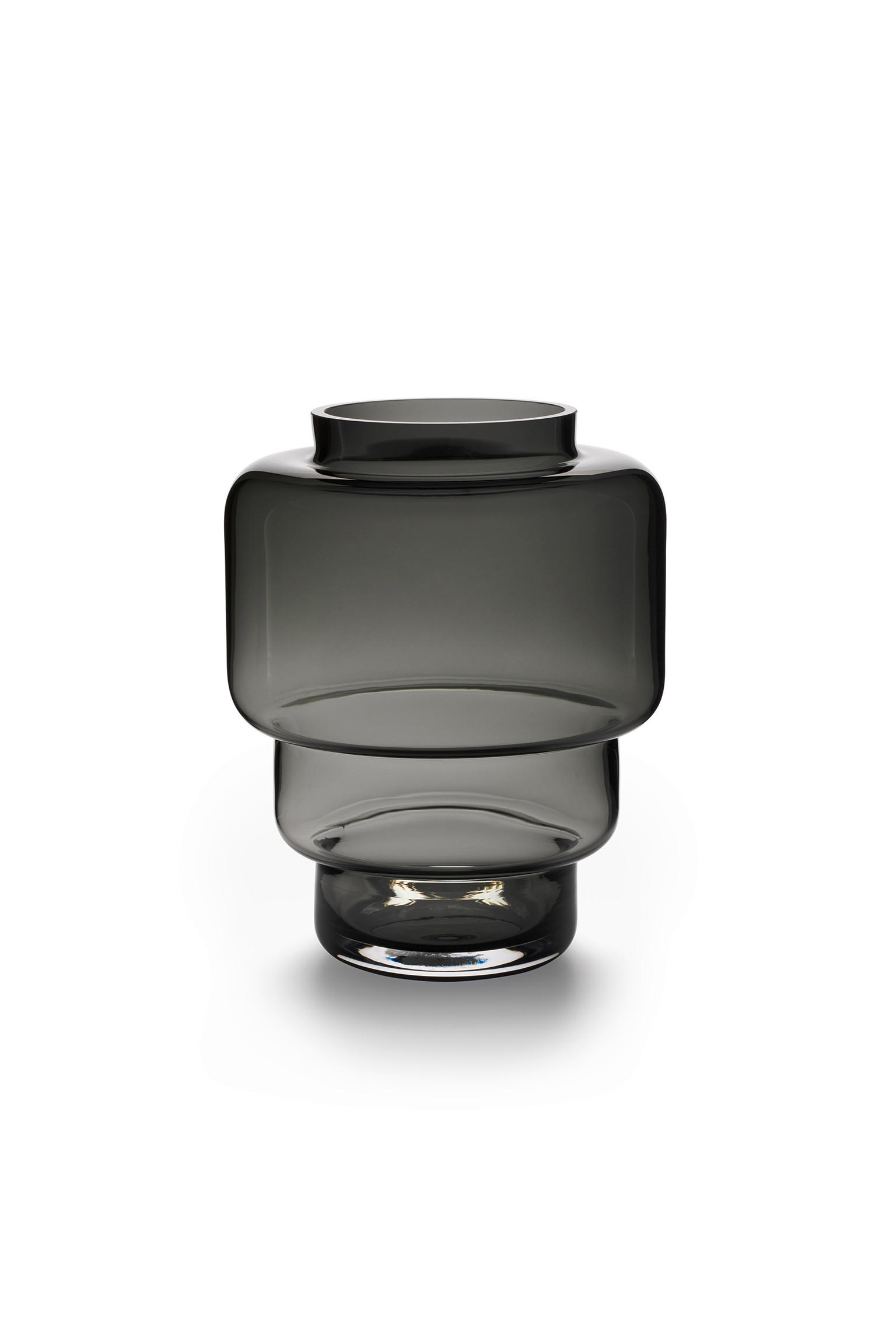 VASE 19,5 cm  - Grau, Basics, Glas (16/19,5cm) - Markslöjd