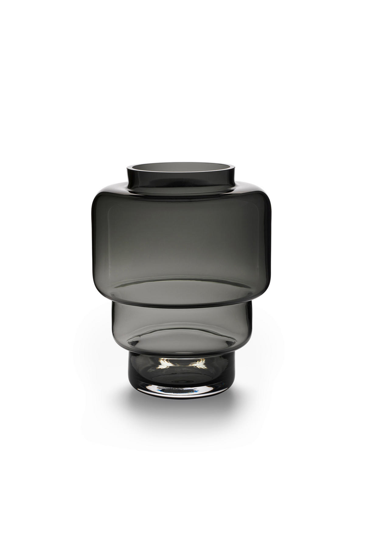 VASE 19,5 cm  - Grau, Basics, Glas (16/19,5cm) - Markslöjd
