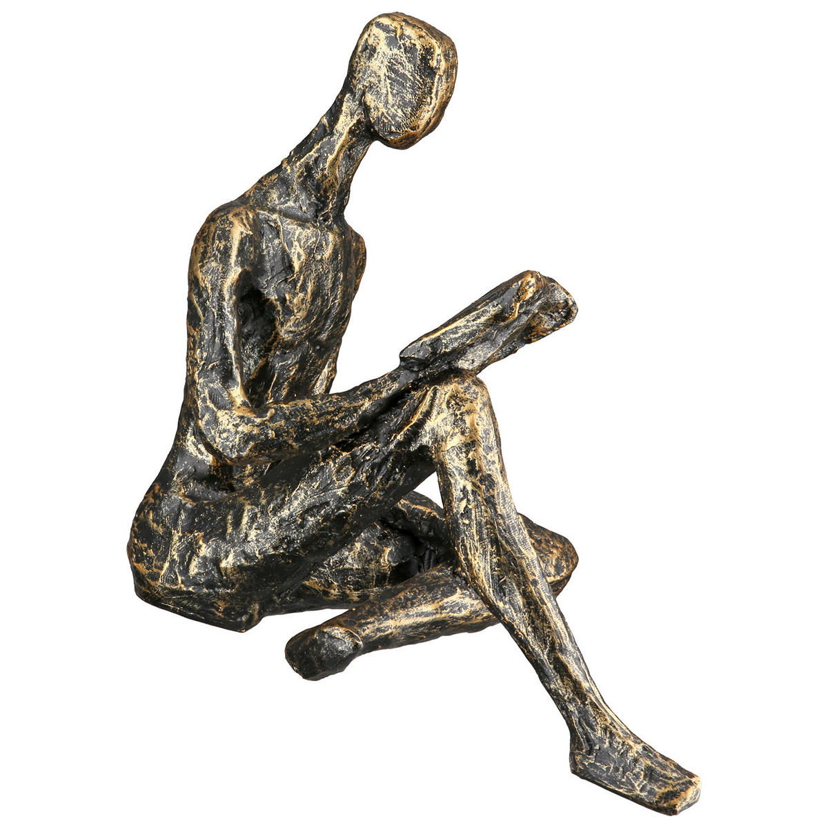 SKULPTUR - Bronzefarben, Basics, Kunststoff (9,5/14/14,5cm)