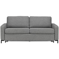 BÄDDSOFFA i vävt tyg grå  - svart/grå, Klassisk, metall/textil (187/84/97cm) - Livetastic