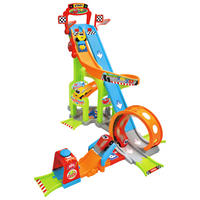 AUTORENNBAHN - Multicolor, Basics, Kunststoff (66/72/64cm)
