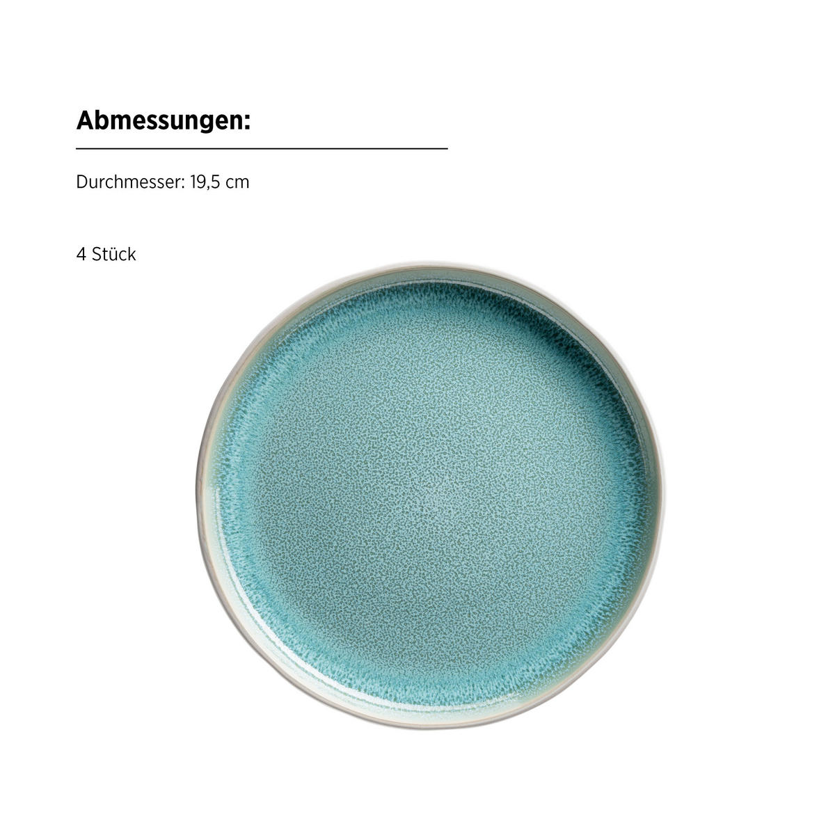 KOMBISERVICE ELEA 16-teilig  - Hellgrün, Basics, Keramik - Mäser