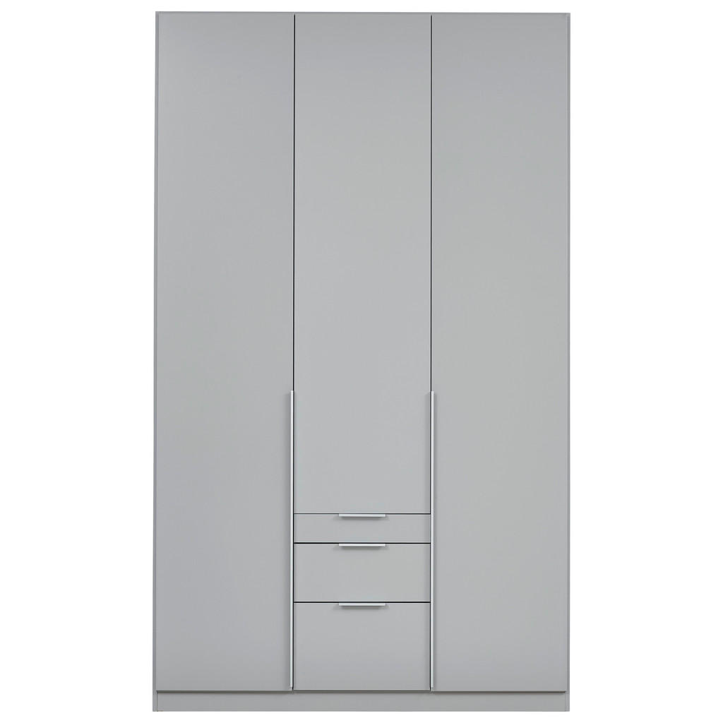 Thumbnail - Rauch Möbel Drehtürenschrank Rauch Alabama, Hellgrau, Holzwerkstoff, 6 Fächer, 3 Schublade(n) Schubladen, 136x229x54 cm,...