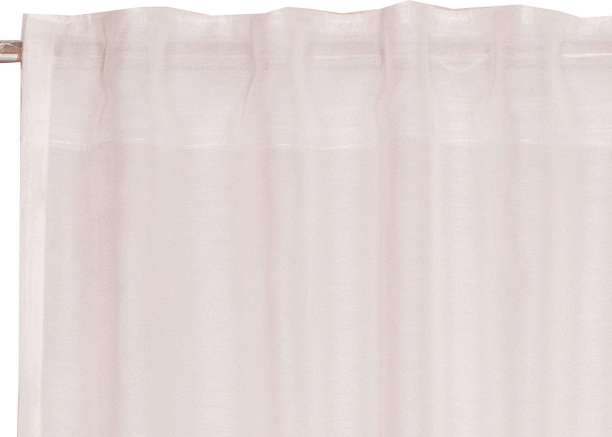 FERTIGVORHANG transparent  - Weiß, Basics, Textil (130/250cm) - Schöner Wohnen