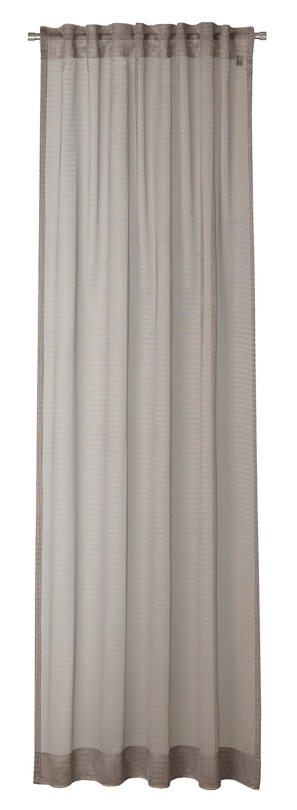 FERTIGVORHANG  transparent  130/250 cm   - Braun, Design, Textil (130/250cm) - Joop!