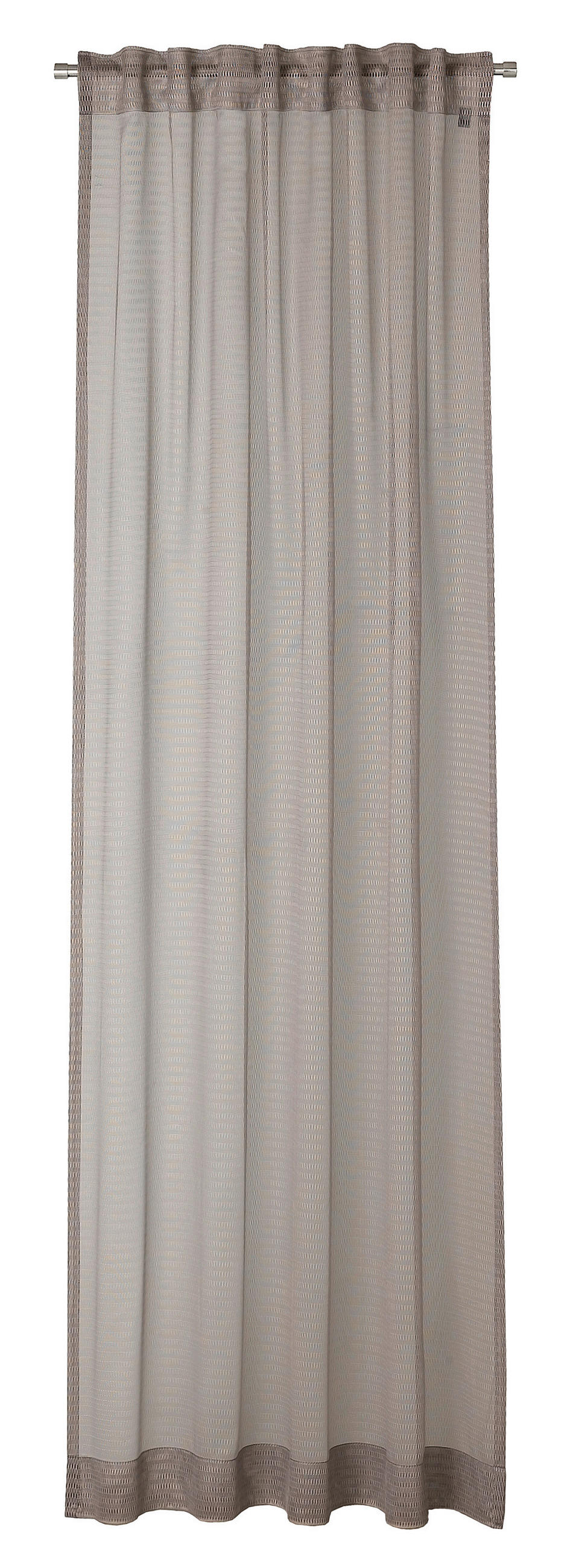 FERTIGVORHANG  transparent  130/250 cm   - Braun, Design, Textil (130/250cm) - Joop!