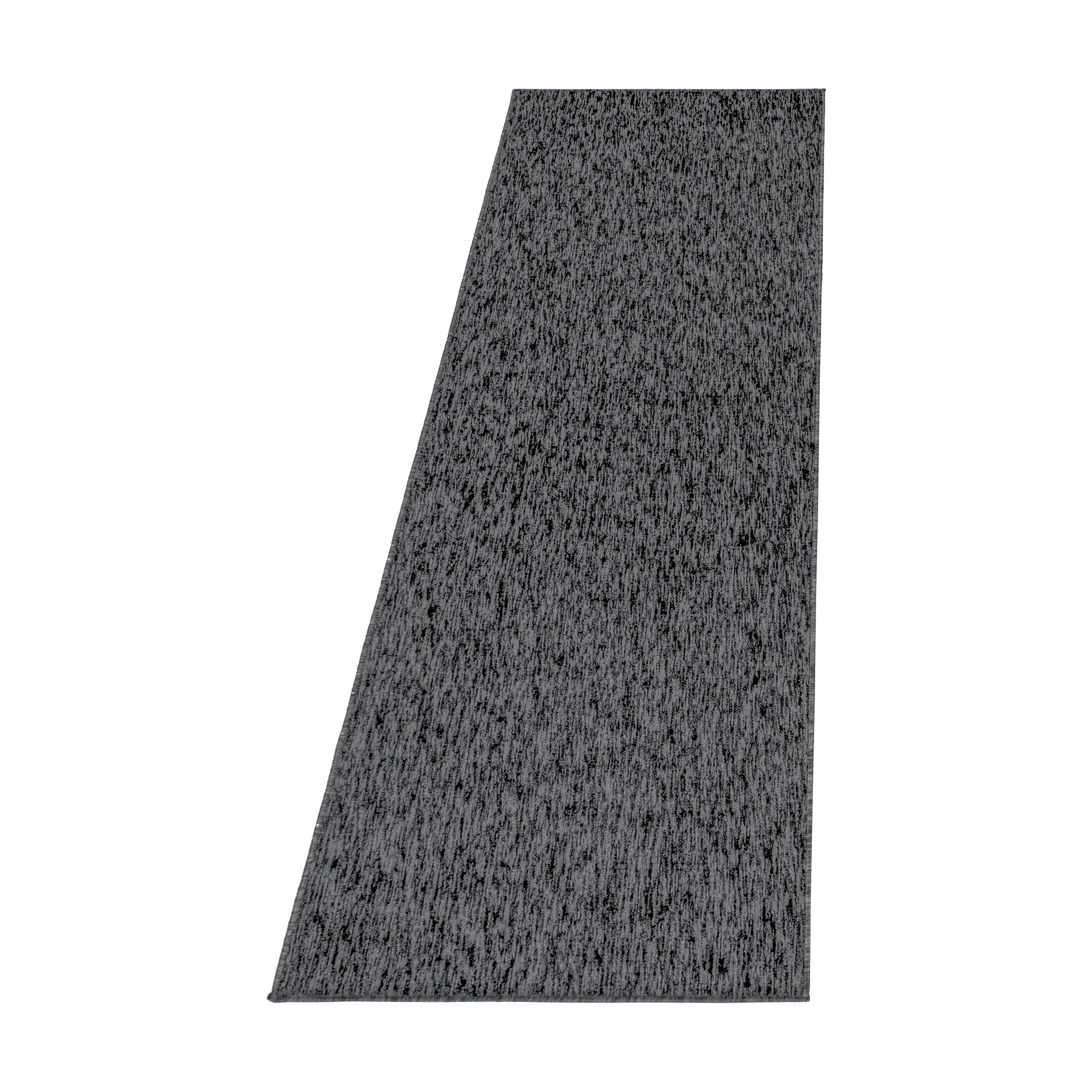 FLACHWEBETEPPICH 80/250 cm Nizza Anthrazit Anthrazit  - Anthrazit, KONVENTIONELL, Textil (80/250cm) - Novel