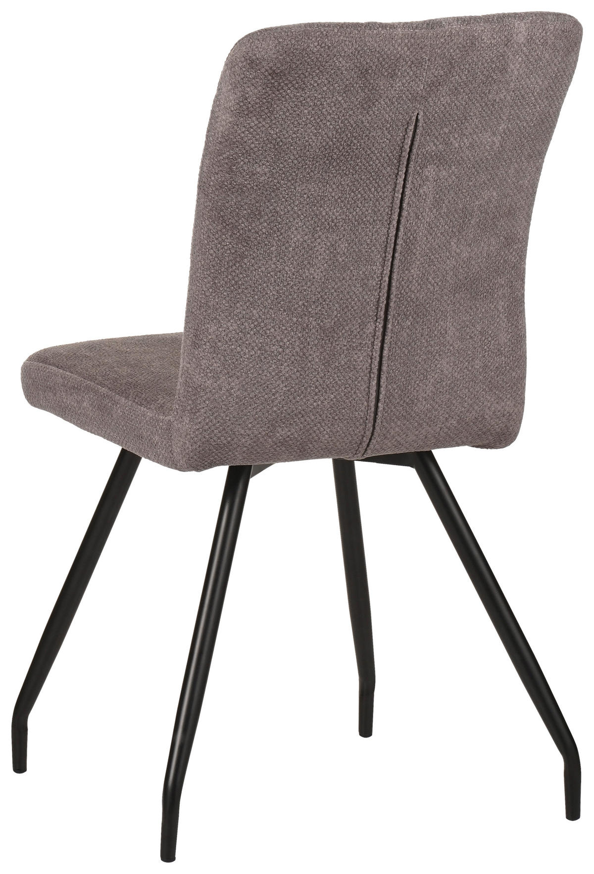 STUHL Mikrofaser Braun  - Schwarz/Braun, Design, Textil/Metall (44/88/59cm) - Boxxx