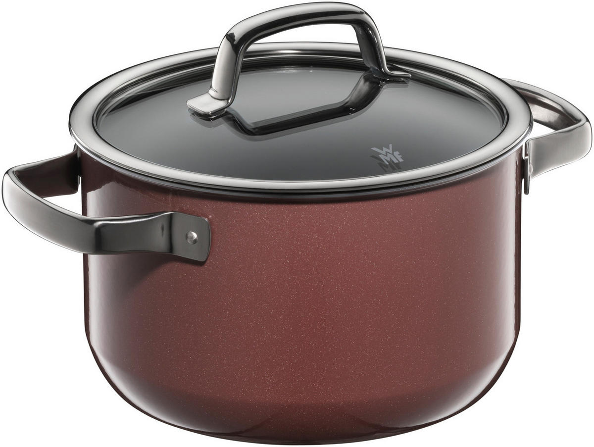 KOCHTOPFSET Fusiontec Mineral 4-teilig  - Rosa, Basics, Metall (60/30/33cm) - WMF
