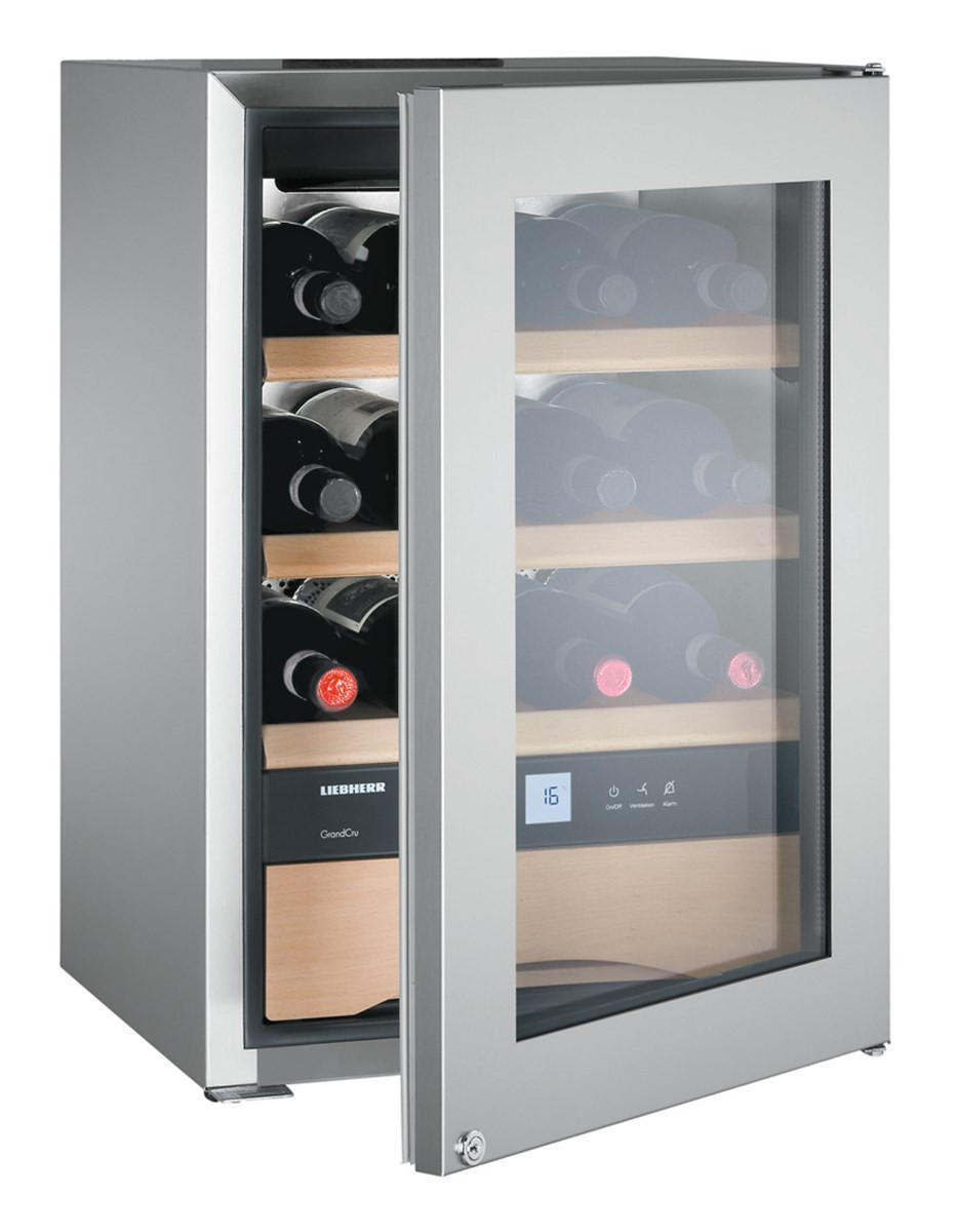 WEINKÜHLSCHRANK WKES653-26  - Edelstahlfarben, Basics, Metall (42.5/61.2/47.8cm) - Liebherr