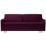 SCHLAFSOFA in Textil Aubergine - Aubergine, KONVENTIONELL, Textil/Metall (216/84/92cm) - Sedda SCHLAFSOFA in Textil Aubergine - Aubergine, KONVENTIONELL, Textil/Metall (216/84/92cm) - Sedda