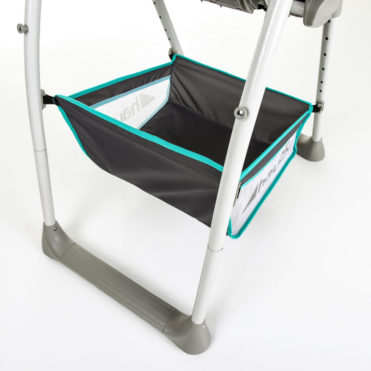 HOCHSTUHL SIT´N RELAX  - Türkis/Weiß, Basics, Metall (82/58/105cm) - Hauck